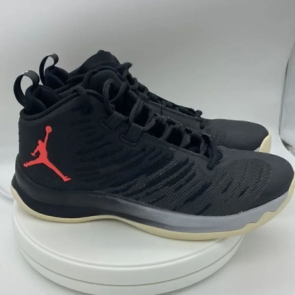 EUC 2018 Mens Nike Air Jordan Super Fly 5 Black Infrared Sneaker Shoes 6.5 - Picture 9 of 9